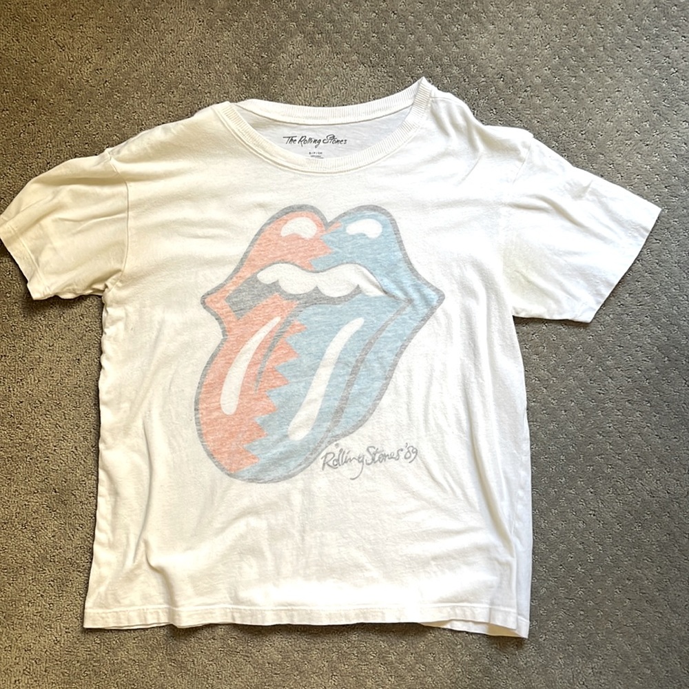 Rolling Stones white vintage T-shirt
